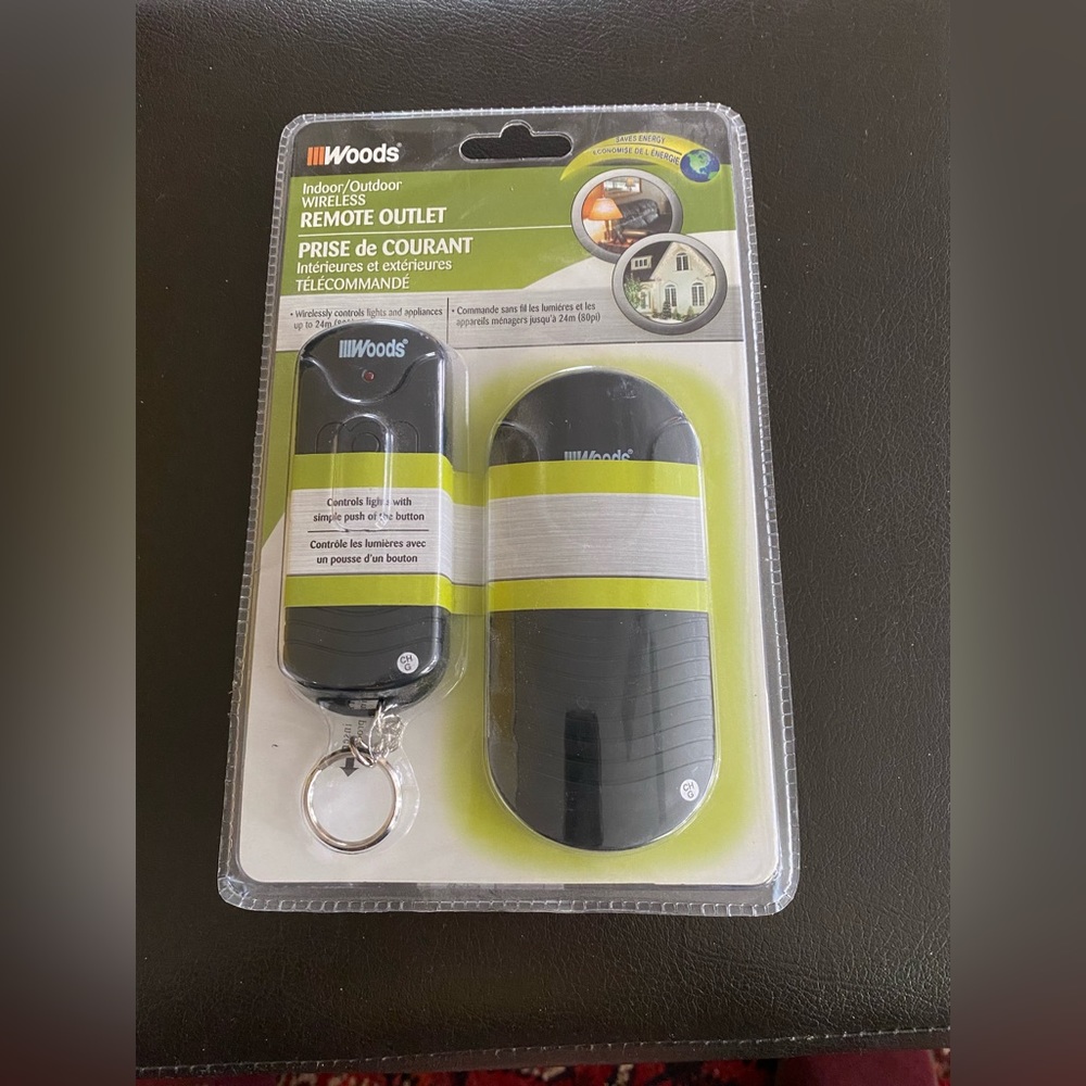 Woods Indoor/Outdoor Wireless Remote Outlet